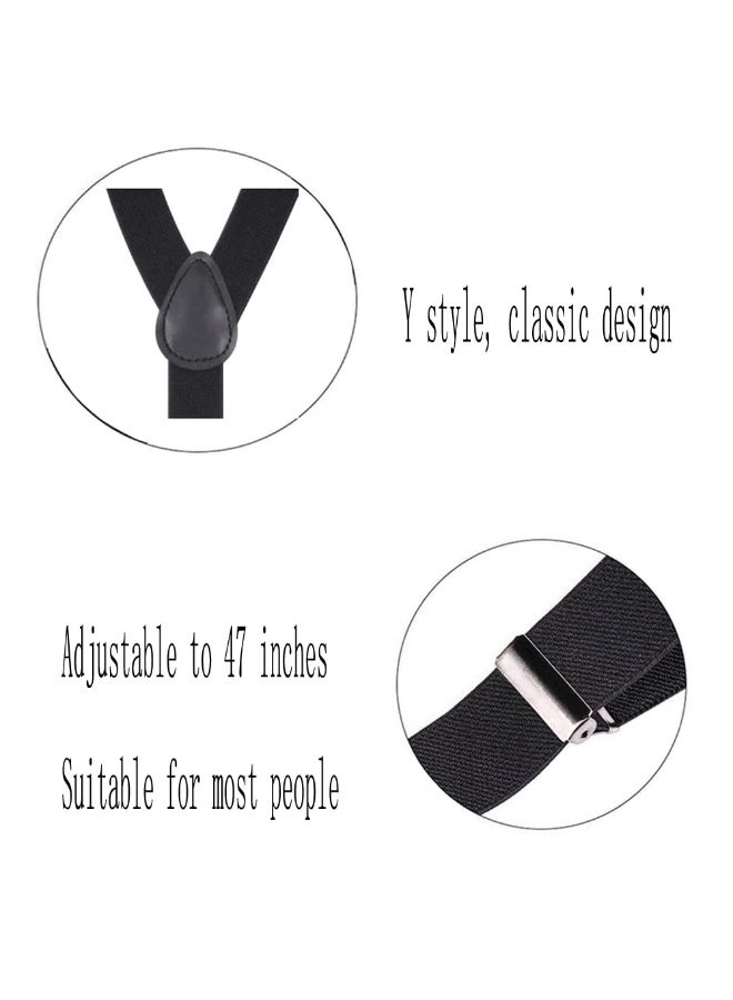 Peachjoy Suspenders, Adjustable Elastic Y Back Style Suspenders for Men and Women With Strong Metal Clips Adjustable… - Image 2